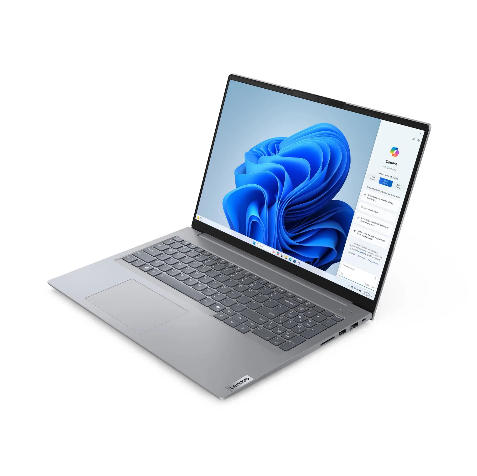 Ноутбук 16” Lenovo ThinkBook 16 G7 ARP, Arctic Grey 3