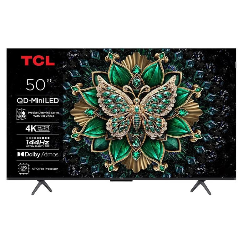50" Телевизор TCL 50C61K, Черный