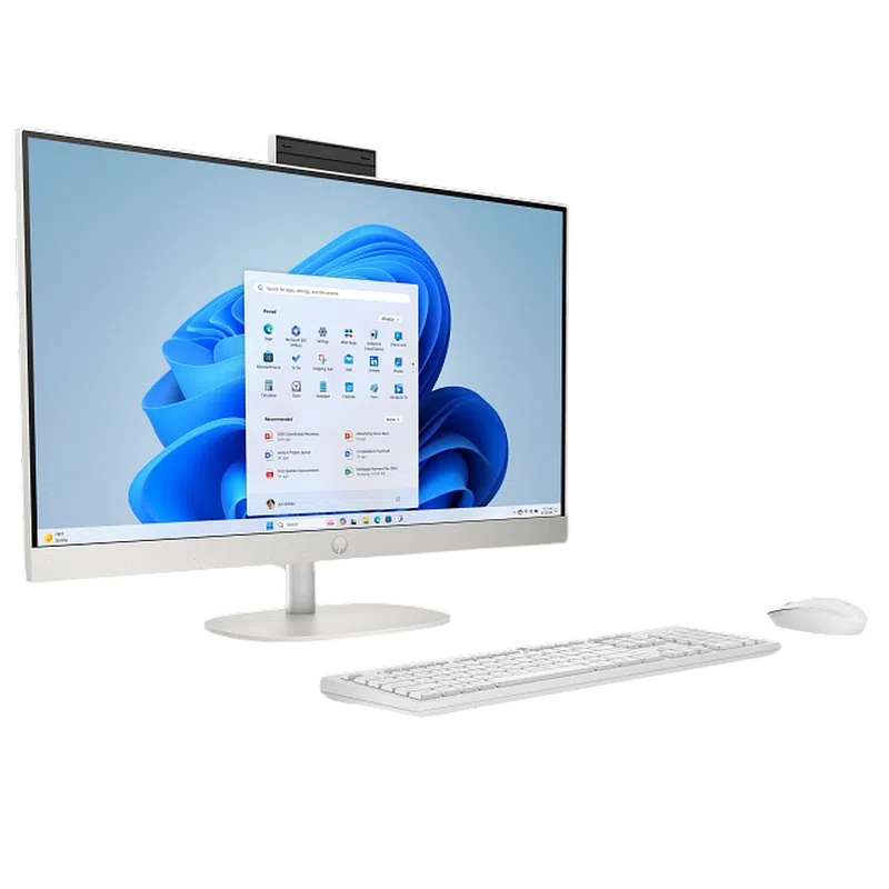 Computer All-in-One HP AI 27-cr2048ci, Core Ultra 7 255U, 16/512GB, White 3