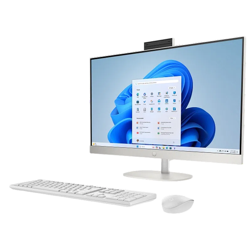 Computer All-in-One HP AI 27-cr2048ci, Core Ultra 7 255U, 16/512GB, White 2