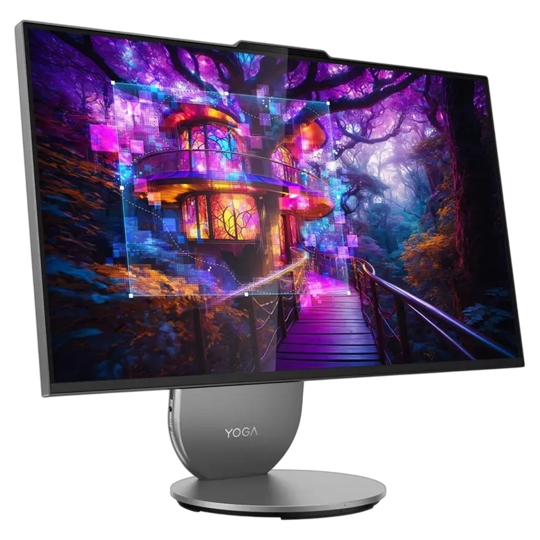 Моноблок Lenovo Yoga 27IAH10, Core Ultra 7 255H, 16ГБ/1TБ, Luna Grey
