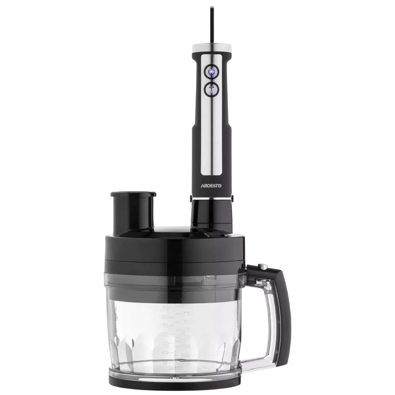 Погружной блендер Ardesto HBSG-1000WHCHSL, Black / Silver 8