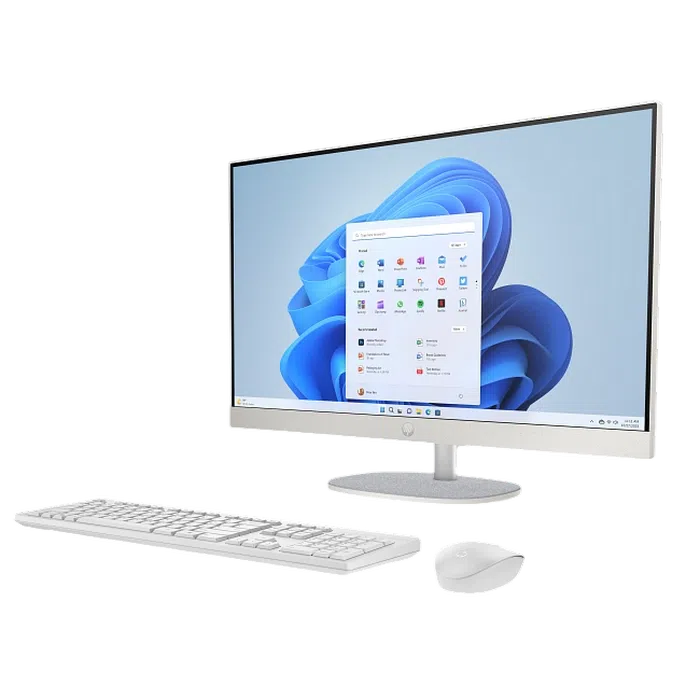 Моноблок HP 27-cr0085ci, Ryzen 5 7520U, 16/512ГБ, White 2