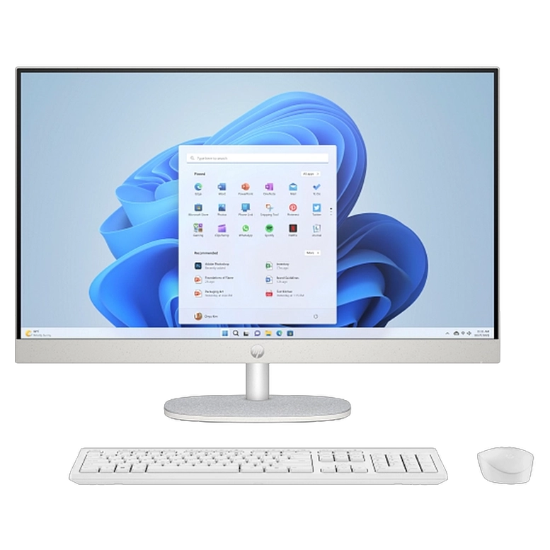 Моноблок HP 27-cr0085ci, Ryzen 5 7520U, 16/512ГБ, White