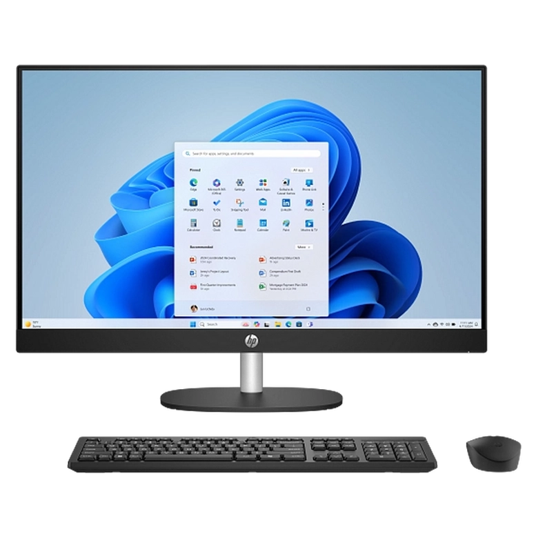 Computer All-in-One HP AI 27-cr2107ci, Core Ultra 5 225U, 16/512GB, Black