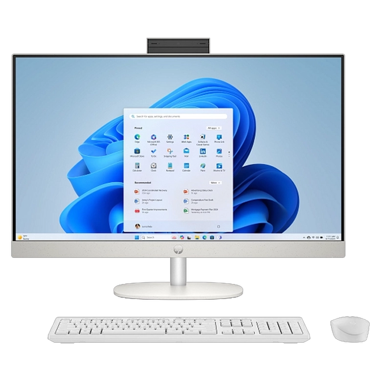 Моноблок HP AI 27-cr2107ci, Core Ultra 5 225U, 16/512ГБ, White