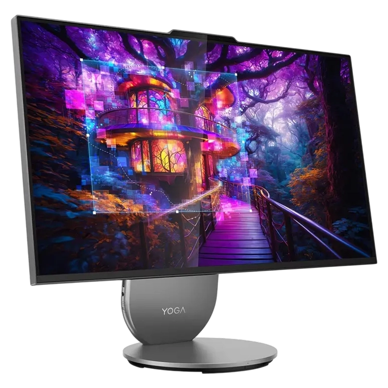 Моноблок Lenovo Yoga 27IAH10, Core Ultra 9, 32ГБ/1ТБ, 60 Гц, Серый