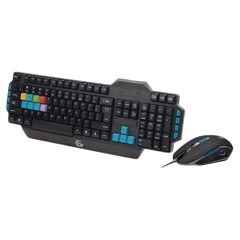 Клавиатура и Мышь игровая Gembird KBS-UMG-01-DE, Black