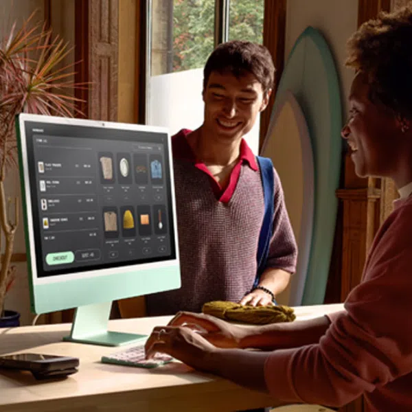 Computer All-in-One Apple iMac 24 2024, M4 8C/8G, 16/256GB, Green 6