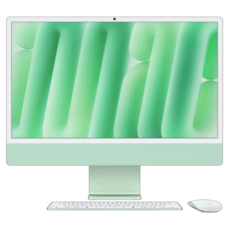 Computer All-in-One Apple iMac 24 2024, M4 8C/8G, 16/256GB, Green