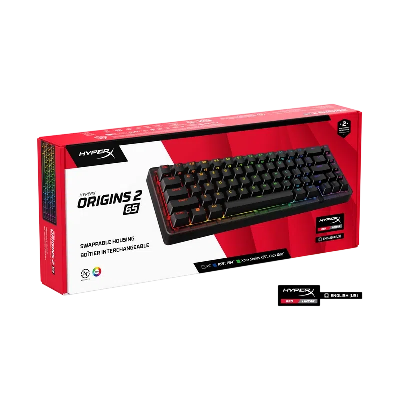 Клавиатура HyperX Origins 2 265, Черный 6