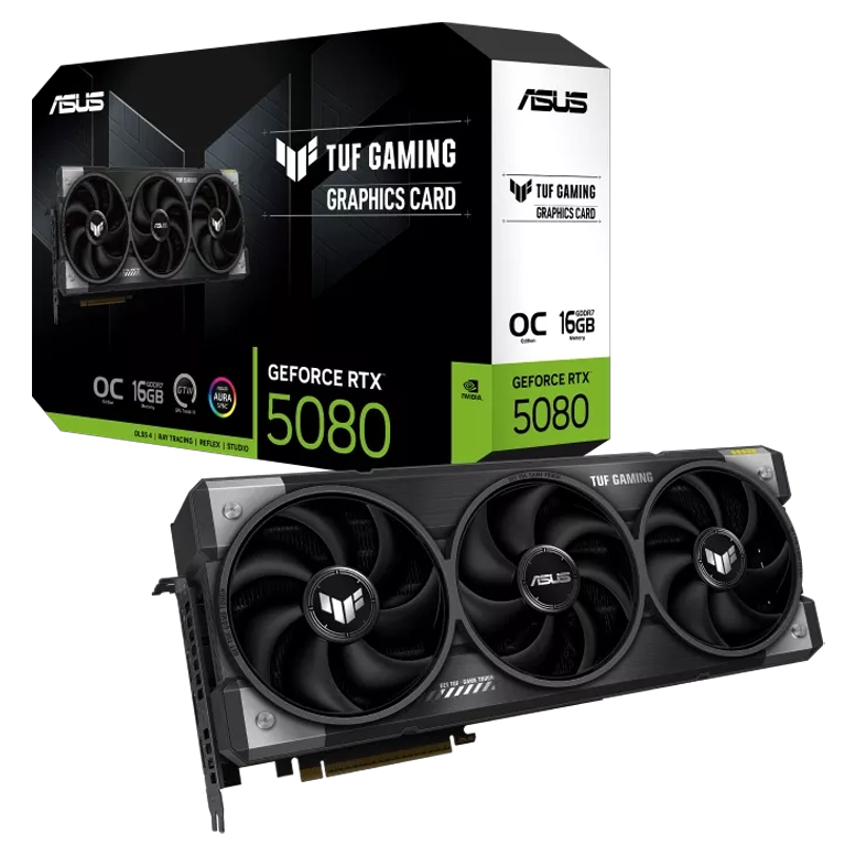 Видеокарта ASUS TUF Gaming GeForce RTX™ 5080 OC Edition, Black