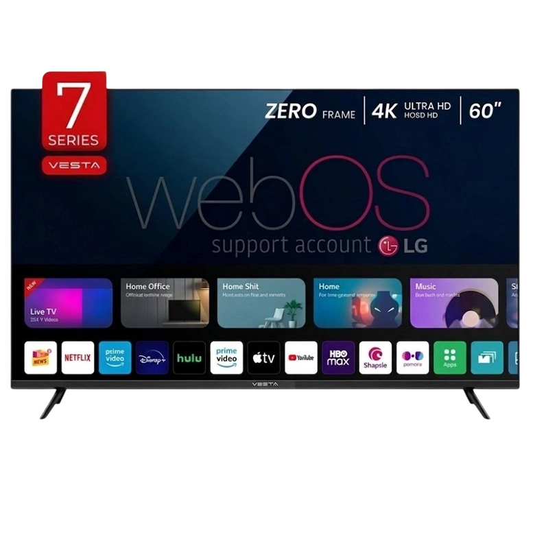 Телевизор 43" Vesta WU4375AAD, Black