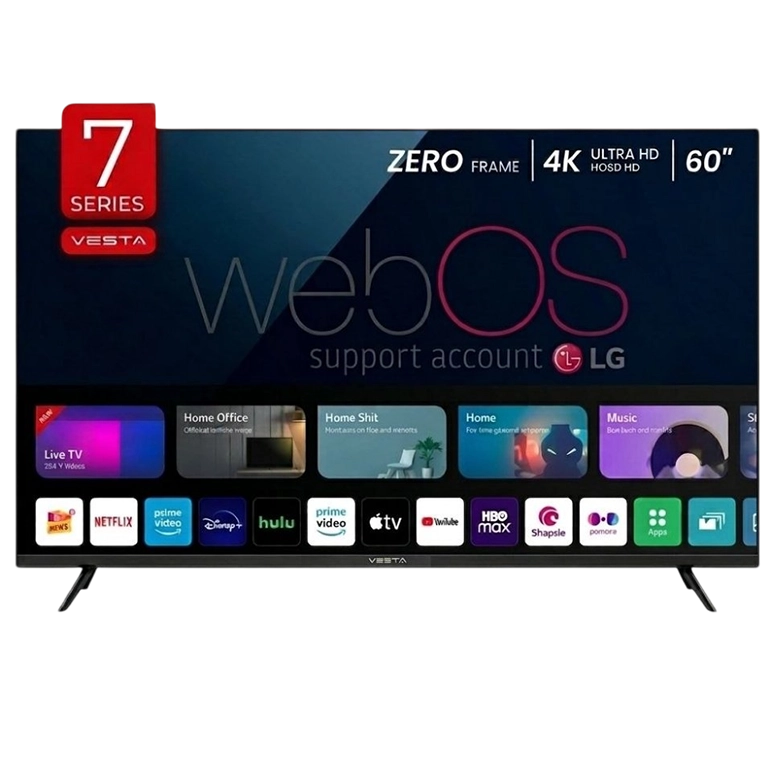 Телевизор 50" Vesta WU5075AAD, Black