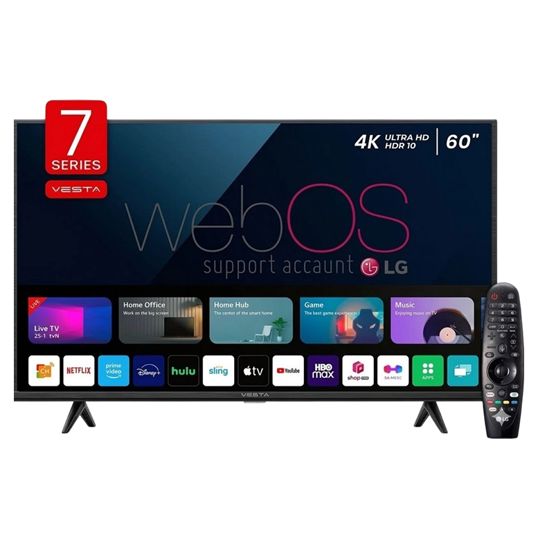 Телевизор 60" Vesta WU6075AAD, Black