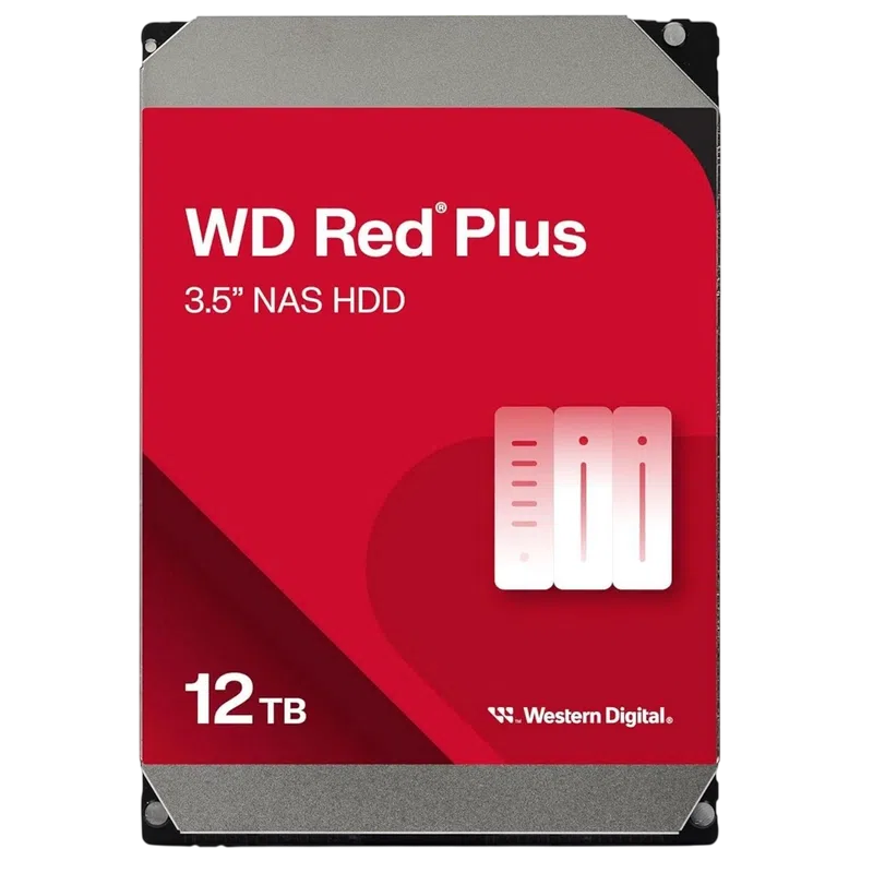 Unitate HDD Western Digital WD Red Plus 12TB, 3.5" 2