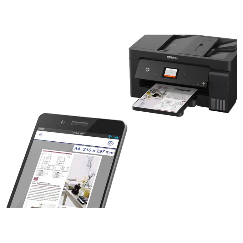 Dispozitiv multifuncțional Epson EcoTank L14150, Negru 12