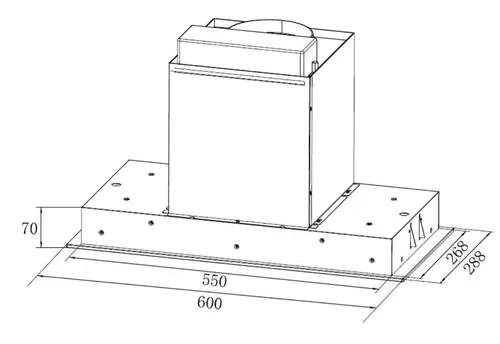 Вытяжка Hansa OMP6523BGPLH, Чёрный 7