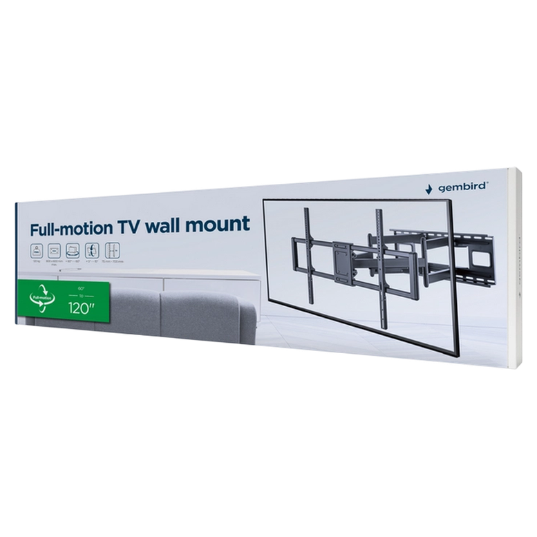 Кронштейн для телевизора Gembird WM-120ST-01, Черный 6