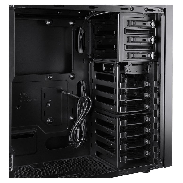 Корпус для ПК Chieftec CW-01B-OP Mid-Tower, Черный 16