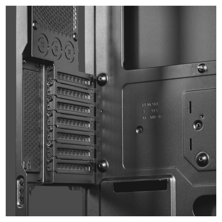 Корпус для ПК Chieftec CW-01B-OP Mid-Tower, Черный 7