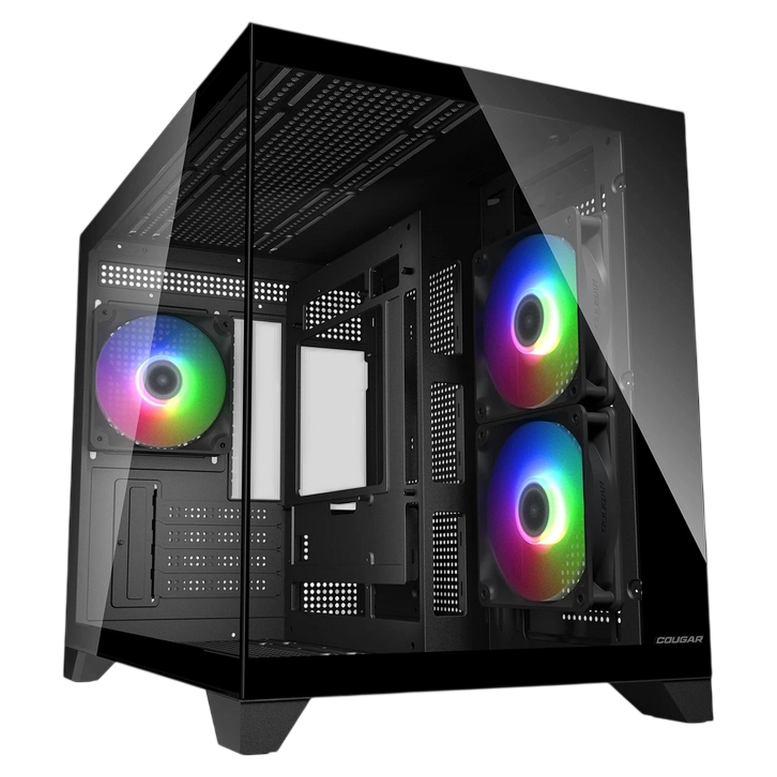 Корпус для ПК Cougar FV150 Mini RGB Mini-Tower, Черный