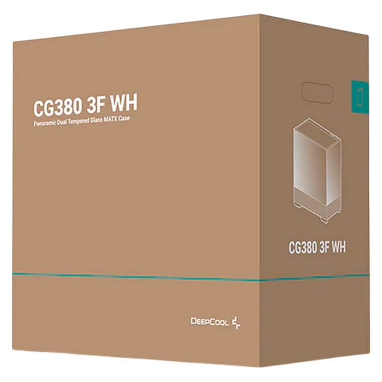 Корпус для ПК Deepcool CG380 3F WH Mini Tower, Белый 12