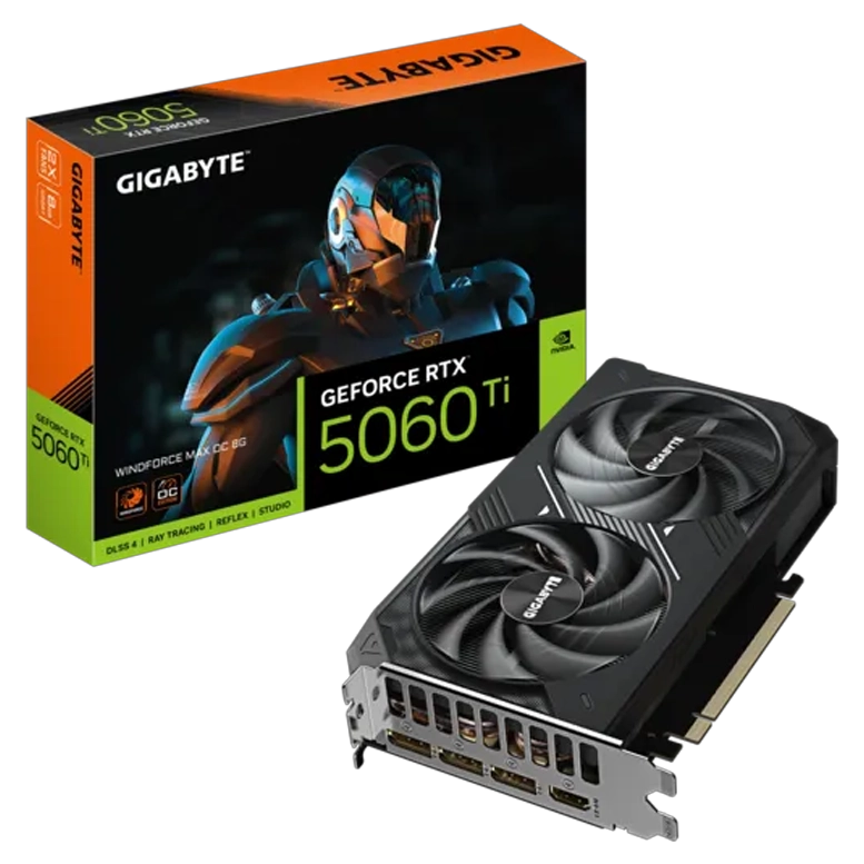Видеокарта GeForce RTX 5060 Ti WINDFORCE MAX OC 8G, Black