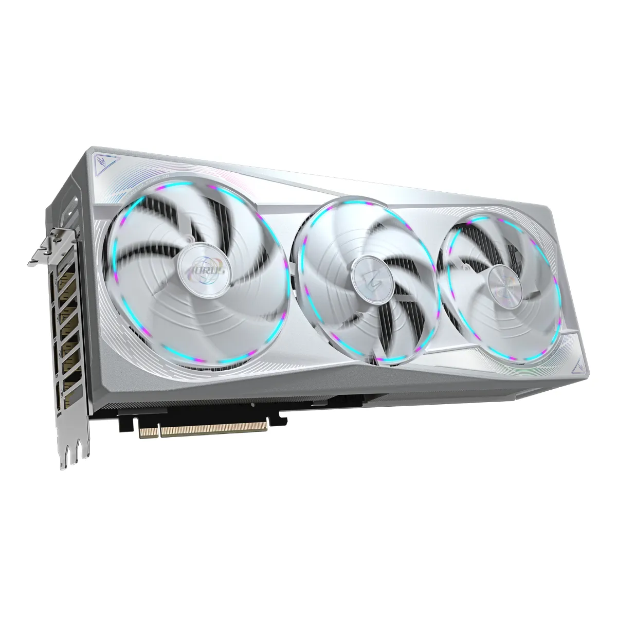 Видеокарта Gigabyte AORUS GeForce RTX 5080 MASTER ICE 16G, Белый 4