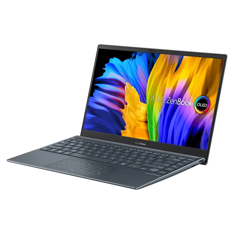 Ноутбук ASUS Zenbook 13 OLED, Ryzen 5 5600U, Radeon, 8ГБ/512ГБ, Pine Grey 3