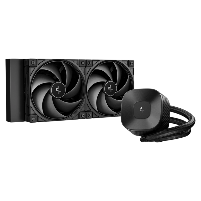 Sistem de răcire DeepCool LE240 V2 ZERO DARK, Negru