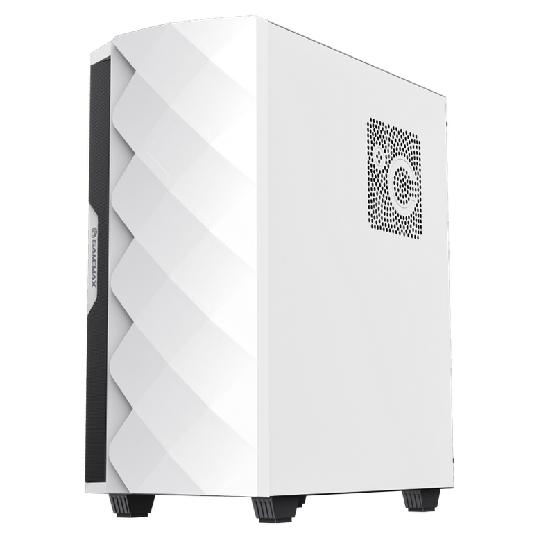 Корпус для ПК Gamemax Diamond CP WT Mid-Tower, Белый 9