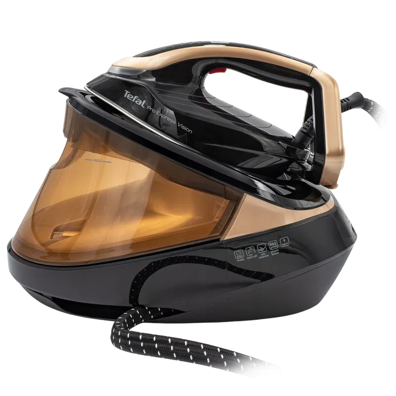 Fier de călcat cu generator de abur Tefal GV9823E1, Auriu 3