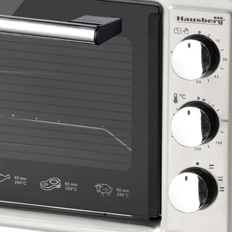 Электропечь Hausberg HB8000P, Черный 2