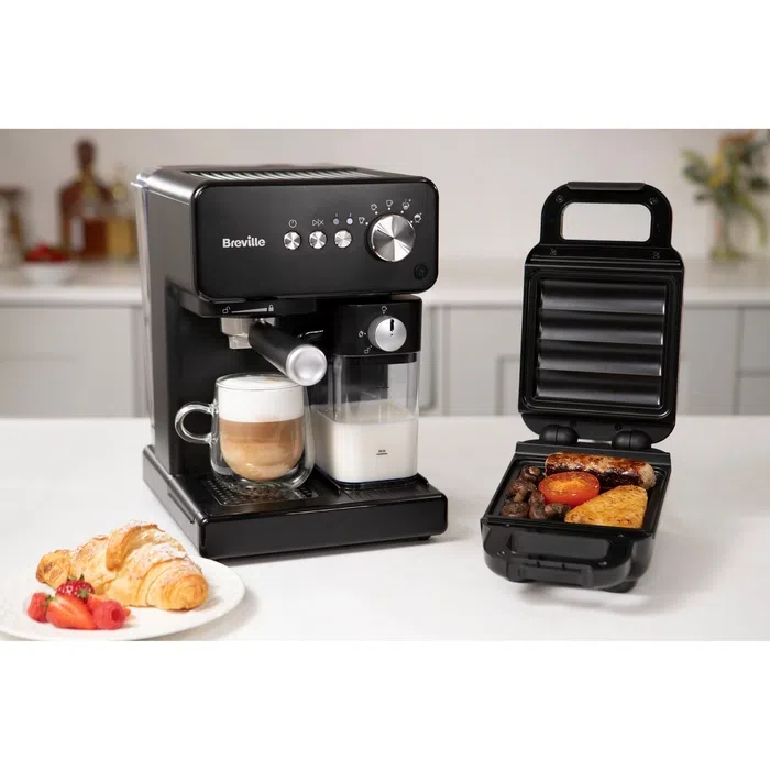 Кофеварка рожковая Breville VCF183X, Черный 5