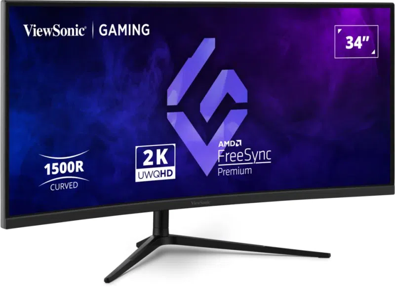 Monitor Gaming 34" ViewSonic VX3418C-2K, Negru 3
