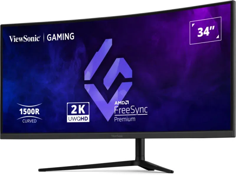 Monitor Gaming 34" ViewSonic VX3418C-2K, Negru 2