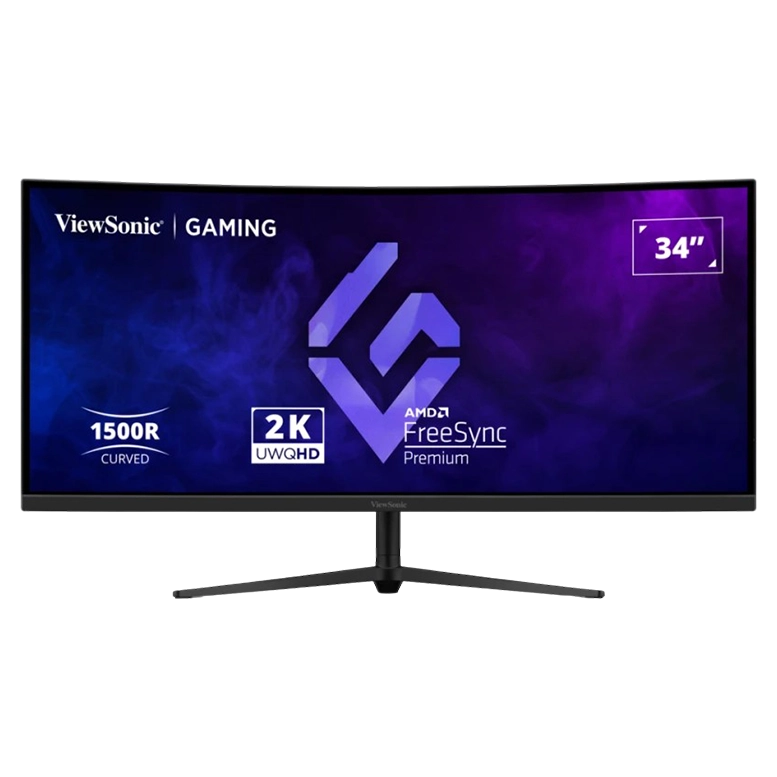 Monitor Gaming 34" ViewSonic VX3418C-2K, Negru