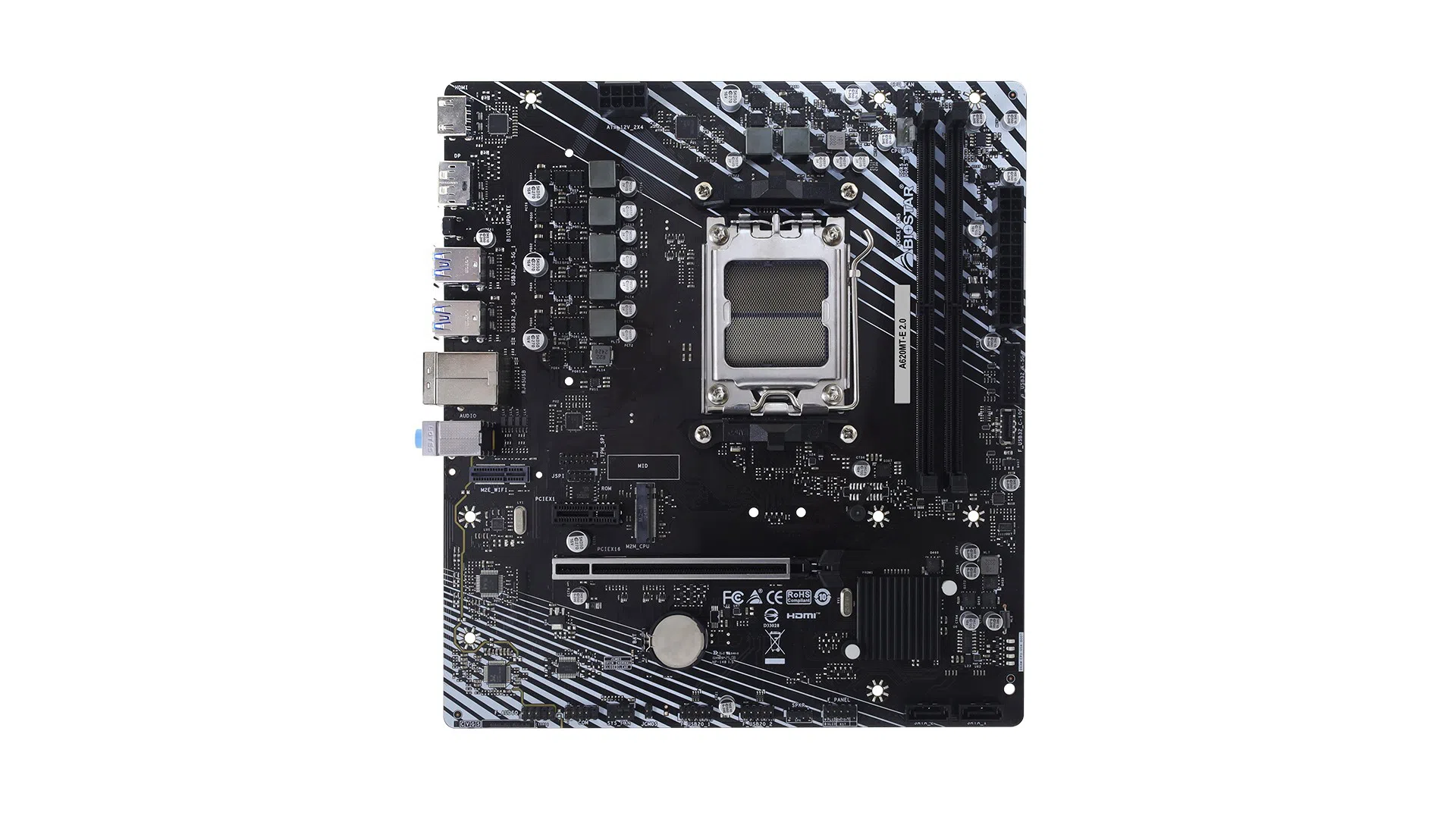 Материнская плата BIOSTAR A620MT, Black 2