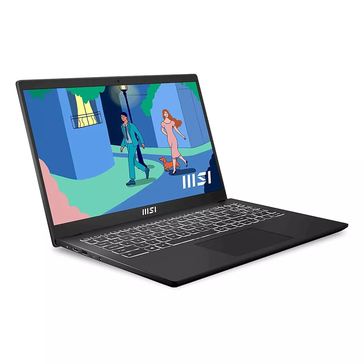 Ноутбук MSI Modern 14, Core i7, 16ГБ/512ГБ, 60 Гц, Черный 3
