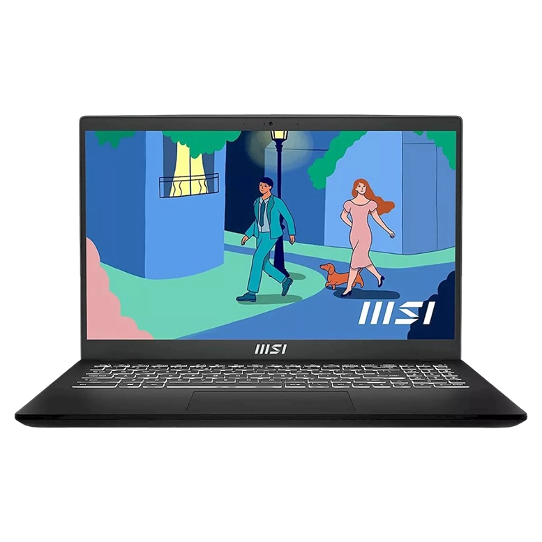 Ноутбук MSI Modern 14, Core i7, 16ГБ/512ГБ, 60 Гц, Черный