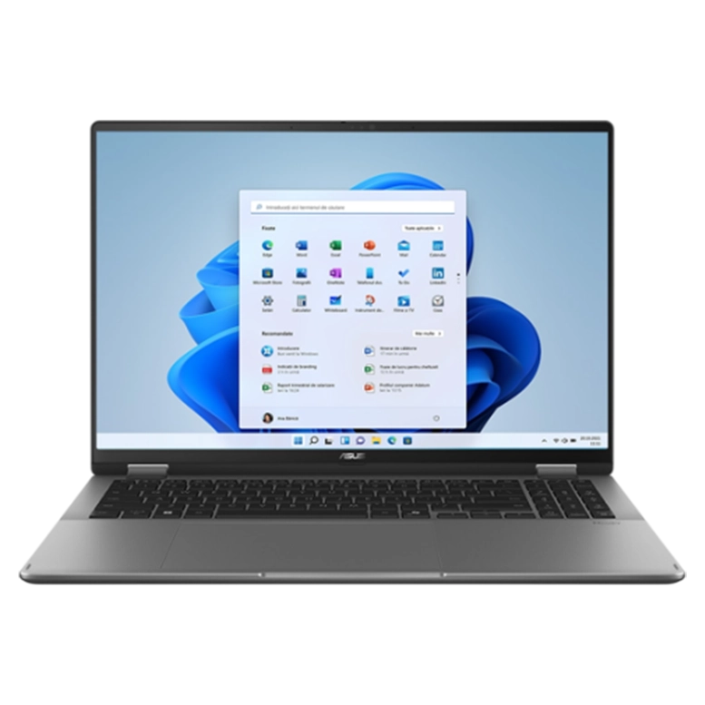 Ноутбук Asus Vivobook 16 Flip, Core Ultra 7, 16ГБ/1ТБ, 60 Гц, Серый