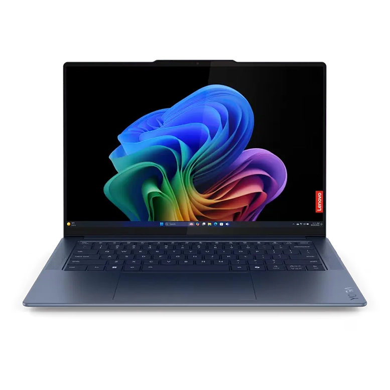 Ноутбук Lenovo Yoga Slim 7X, Snapdragon X Elite, 32ГБ/1ТБ, 90 Гц, Синий