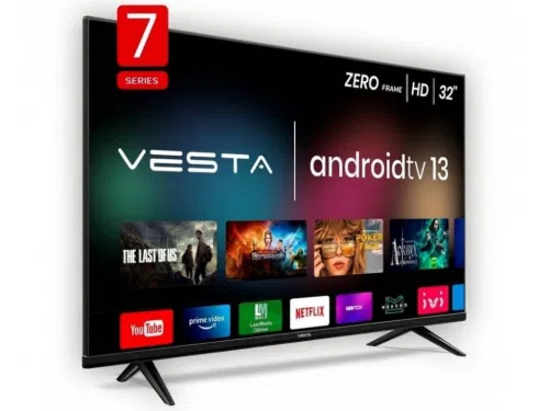 32" Телевизор Vesta LD32M7235, Черный 2