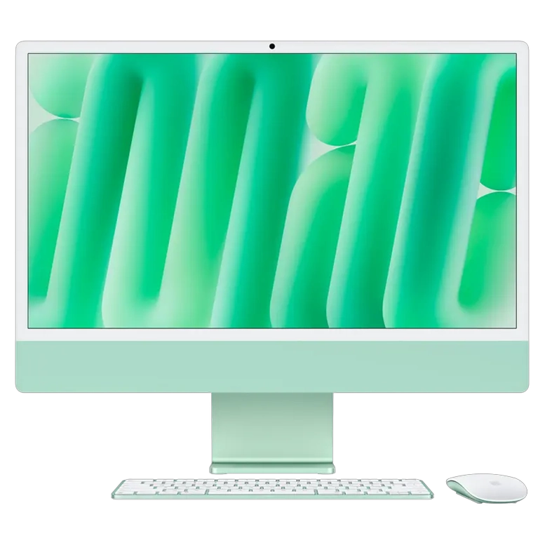 Computer All-in-One Apple iMac 24, M4 CPU/M4 GPU, 24/512GB, Green