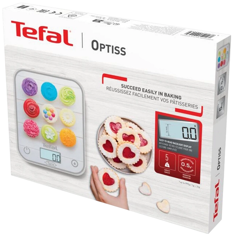 Кухонные весы Tefal BC50D4V0, Белый 3