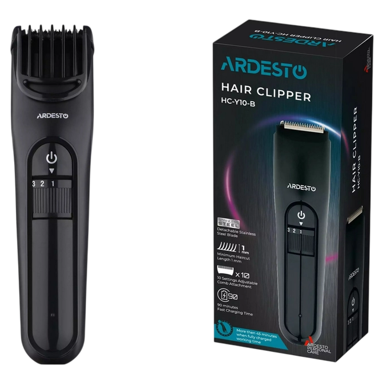 Aparat de tuns Ardesto HC-Y10-B, Negru 7