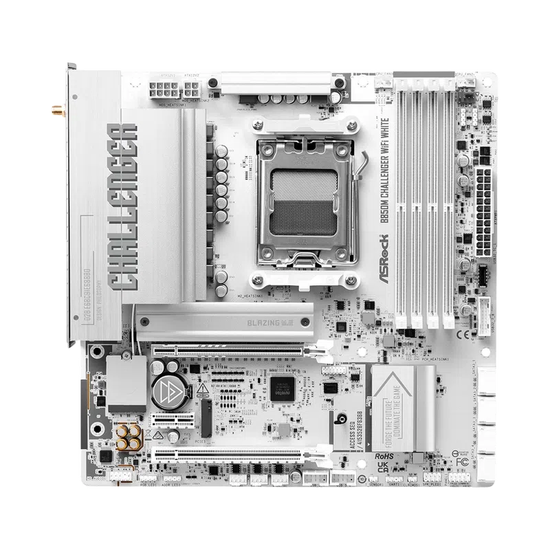 Материнская плата ASRock B850M Challenger, White 3