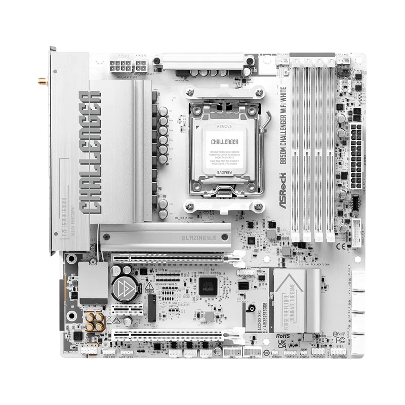 Материнская плата ASRock B850M Challenger, White 2