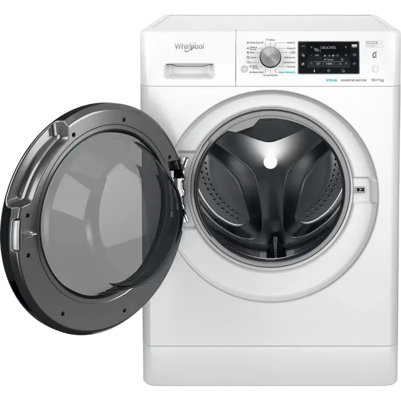 Mașină de spălat cu uscător Whirlpool FFWDD 1076258 BV EU, Alb 3